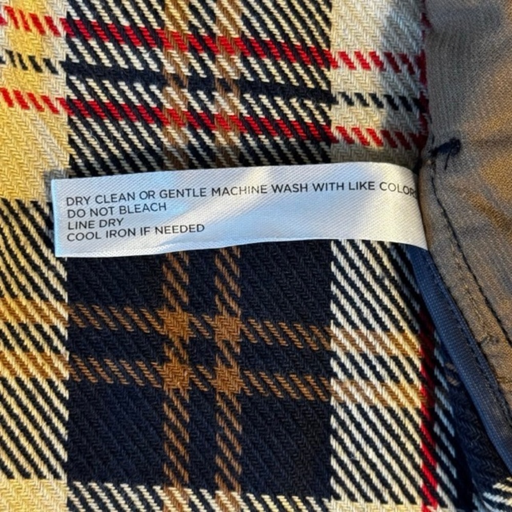 Tuckernuck Womens Plaid Platt Ranch Chore Jacket Cotton Cream Navy‎ Large NWT - Picture 11 of 11
